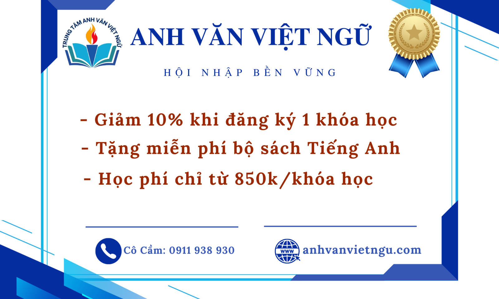 TRUNG TÂM ANH VĂN VIỆT NGỮ